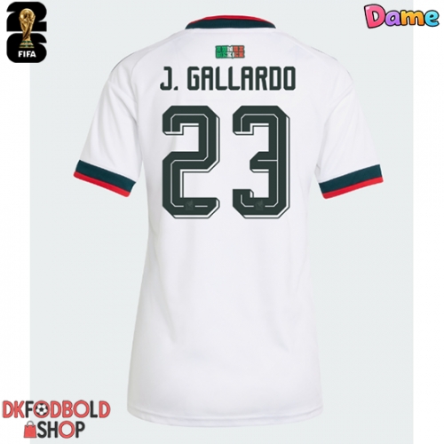 Mexico Jesus Gallardo #23 Udebanetrøje Dame VM 2026 Kort ærmer
